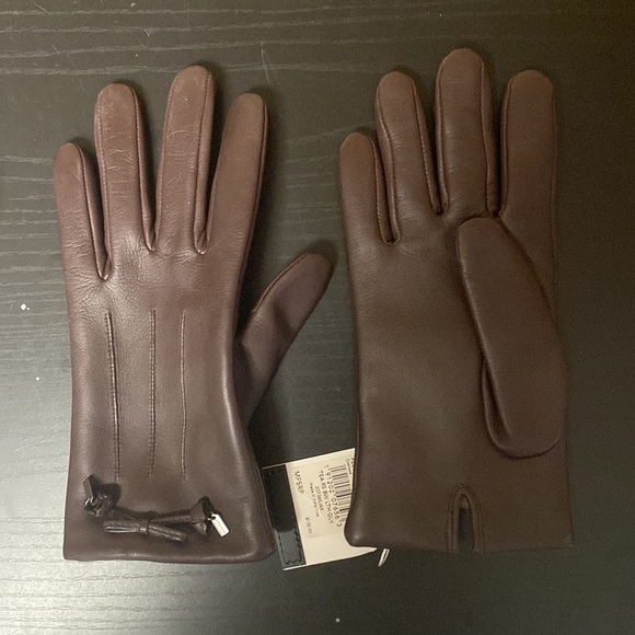 NWT Coach Sheep Leather/Wool Gloves - Picture 2 of 4